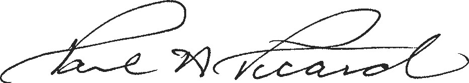 Signature de Paul Picard.