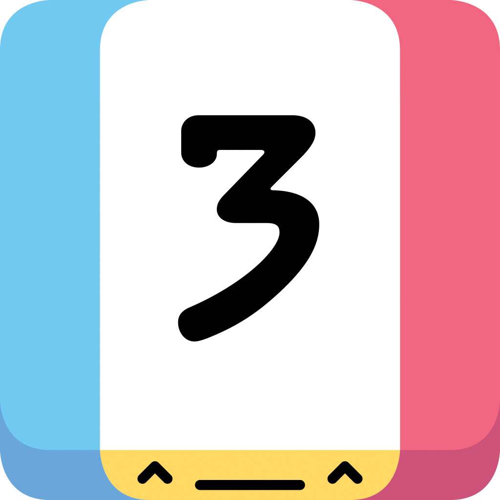 Icône de l’application «Threes!».