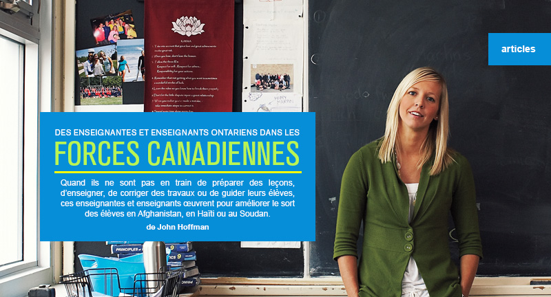 Forces canadiennes à l’œuvre