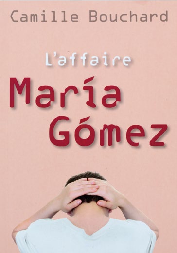 Illustration de la couverture du roman L’affaire María Gómez où une personne, vue de dos, a les deux mains derrière la tête.
