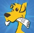 Une icône représente l’application «News-O-Matic» par le dessin d’un chien qui tient un journal roulé dans sa gueule.