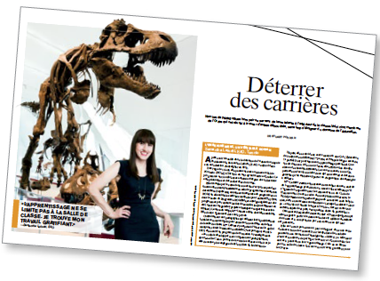 Illustration de l’article «Déterrer des carrières» publié dans <em>Pour parler profession</em></em>.