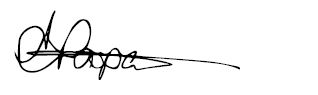 Signature de Liz Papadopoulos.
