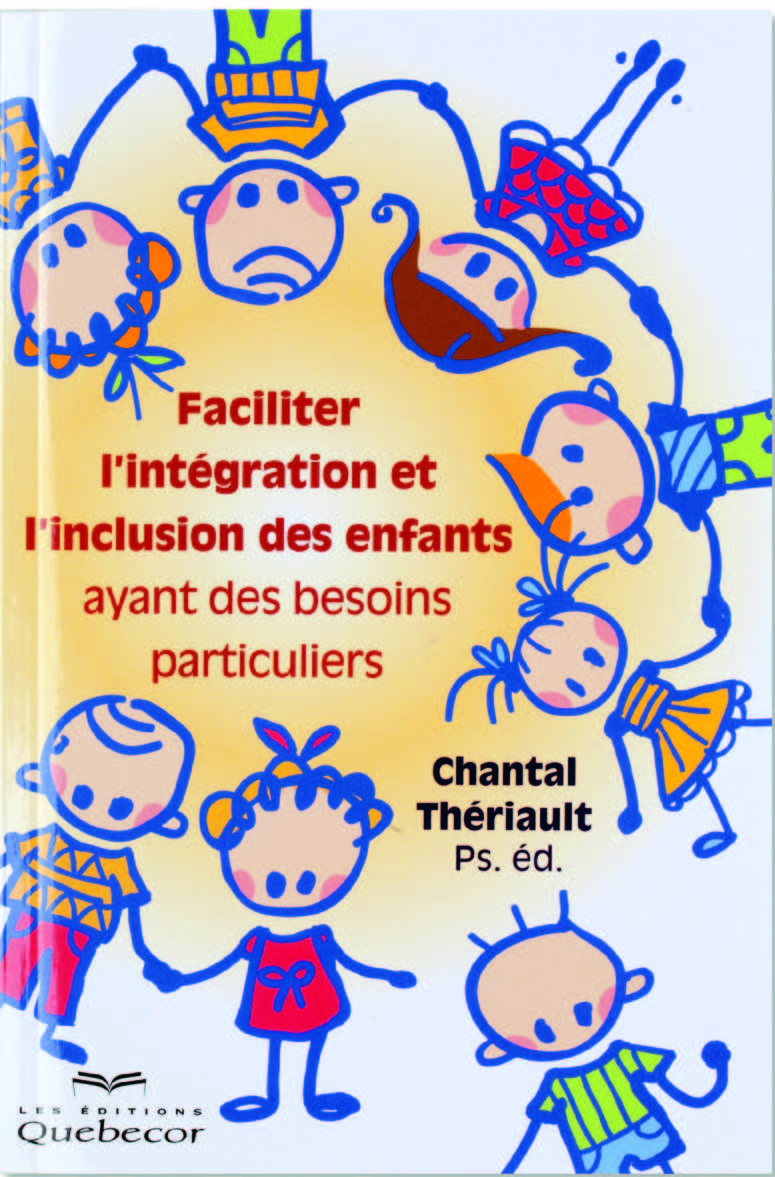 Illustration de la couverture du guide Faciliter l’intégration et l’inclusion des enfants ayant des besoins particuliers où figure des enfants qui se tiennent par la main pour faire la ronde.