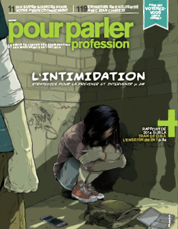 Illustration de l’article «L’intimidation» publié dans <em>Pour parler profession</em></em>.