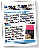 Illustration de la rubrique «Lu, vu, entendu» publié dans <em>Pour parler profession</em></em>.