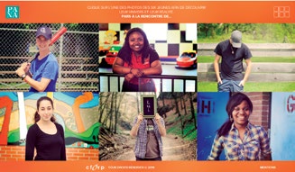 Illustration de la couverture de la ressource Vivre dans l’espace où une mosaïque de six photos d’élèves occupés à diverses activités.