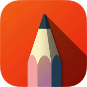 Logo de l'appli Autodesk SketchBook.