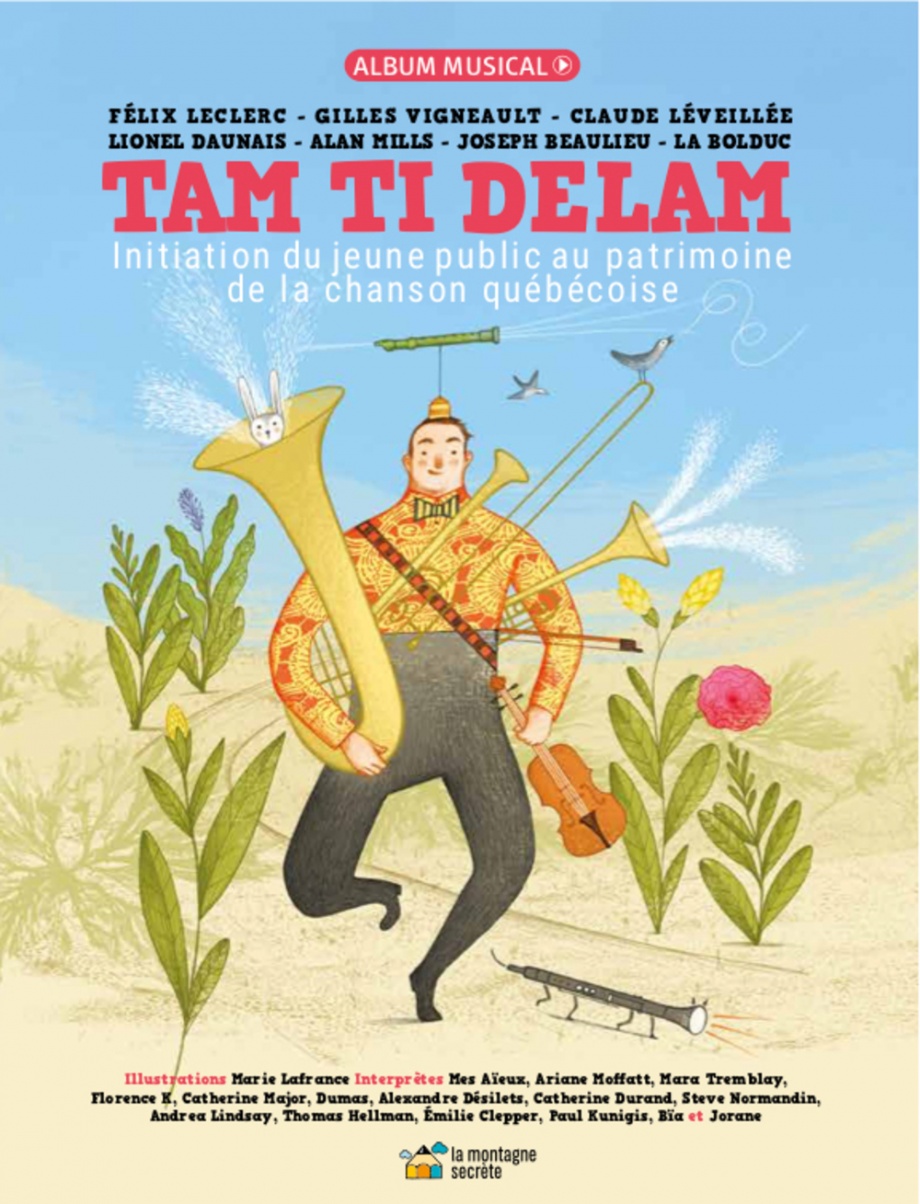 Vignette de la couverture du livre 'Tam Ti Delam', illustré par Marie Lafrance.
