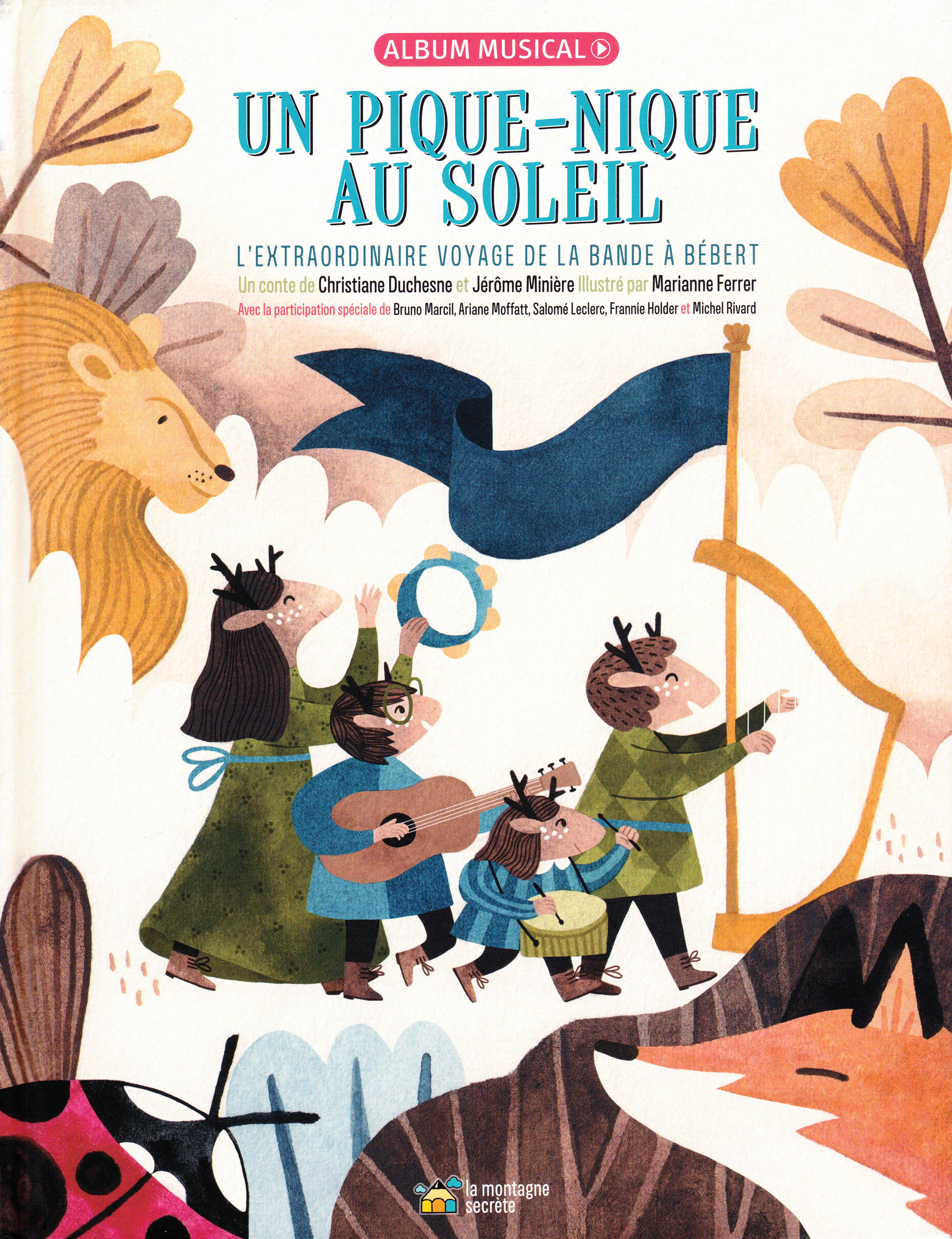 Courverture du livre Un pique-nique au soleil.