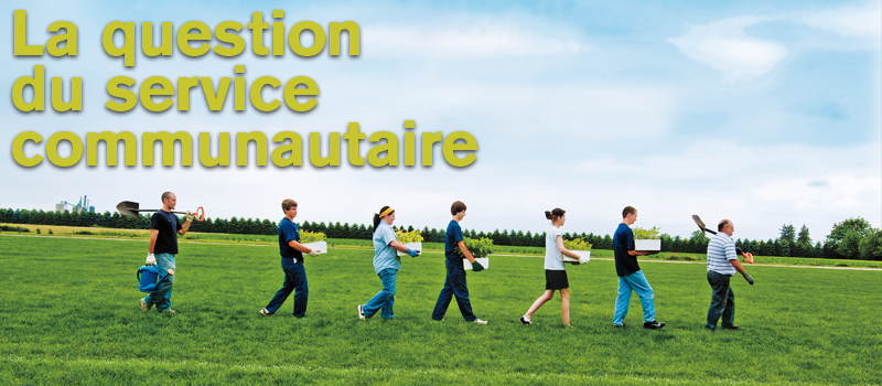 La question du service communautaire