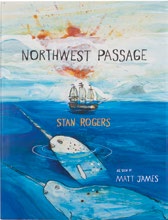 An image of the book cover for 'Northwest Passage' The cover image is of a boat.