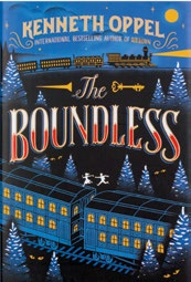 An image of the book cover for 'The Boundless' The cover image is of the words, 'Boundless'