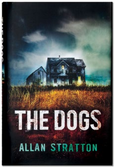 An image of the book cover for 'The Dogs'. The cover image is of the words 'The Dogs'.