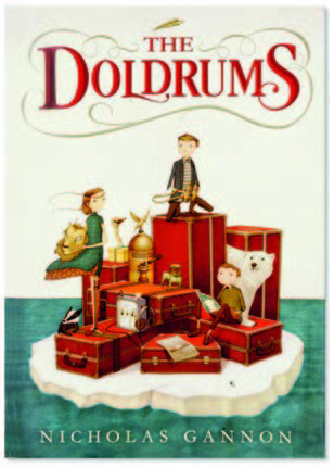 An image of the book cover for 'The Doldrums.' The cover image is of the words 'The Doldrums.'