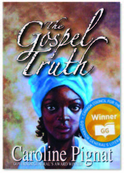 An image of the book cover for "The Gospel Truth." The cover image is of the words "The Gospel Truth."