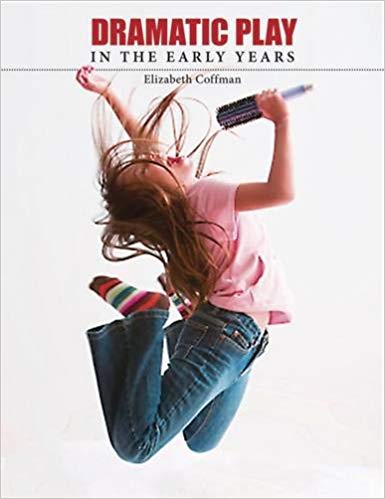 An image of the book cover for 'Dramatic Play.'' The cover image is a child jumping in the air.
