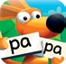 Application icon for "Le bonheur de lire dès 3 ans" app. The icon is a cartoon dog.
