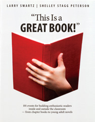 An image of the book cover for "This is a Great Book.” The cover image is a hand holding a red book.