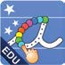 Application icon for "Cursive Writing Wizard" app. The icon is an illustrated rocket taking off.