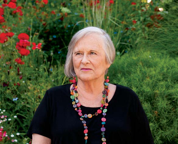 A photo of television host and designer Steven Sabados's former A.N. Myer Secondary School art teacher, Glenda Tennyson (then Wallace).