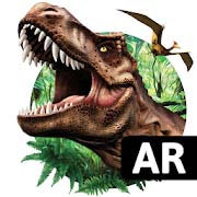 Logo for Monster Park AR Dino World.