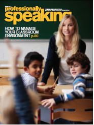 Image of the cover of Professionally Speaking September 2018.