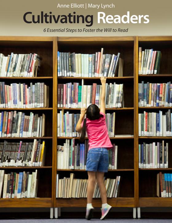 Image of a book cover of 'Cultivating Readers.' The cover is a young child reaching for a book.