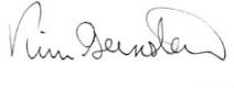 Nicole van Woudenberg's handwritten signature.