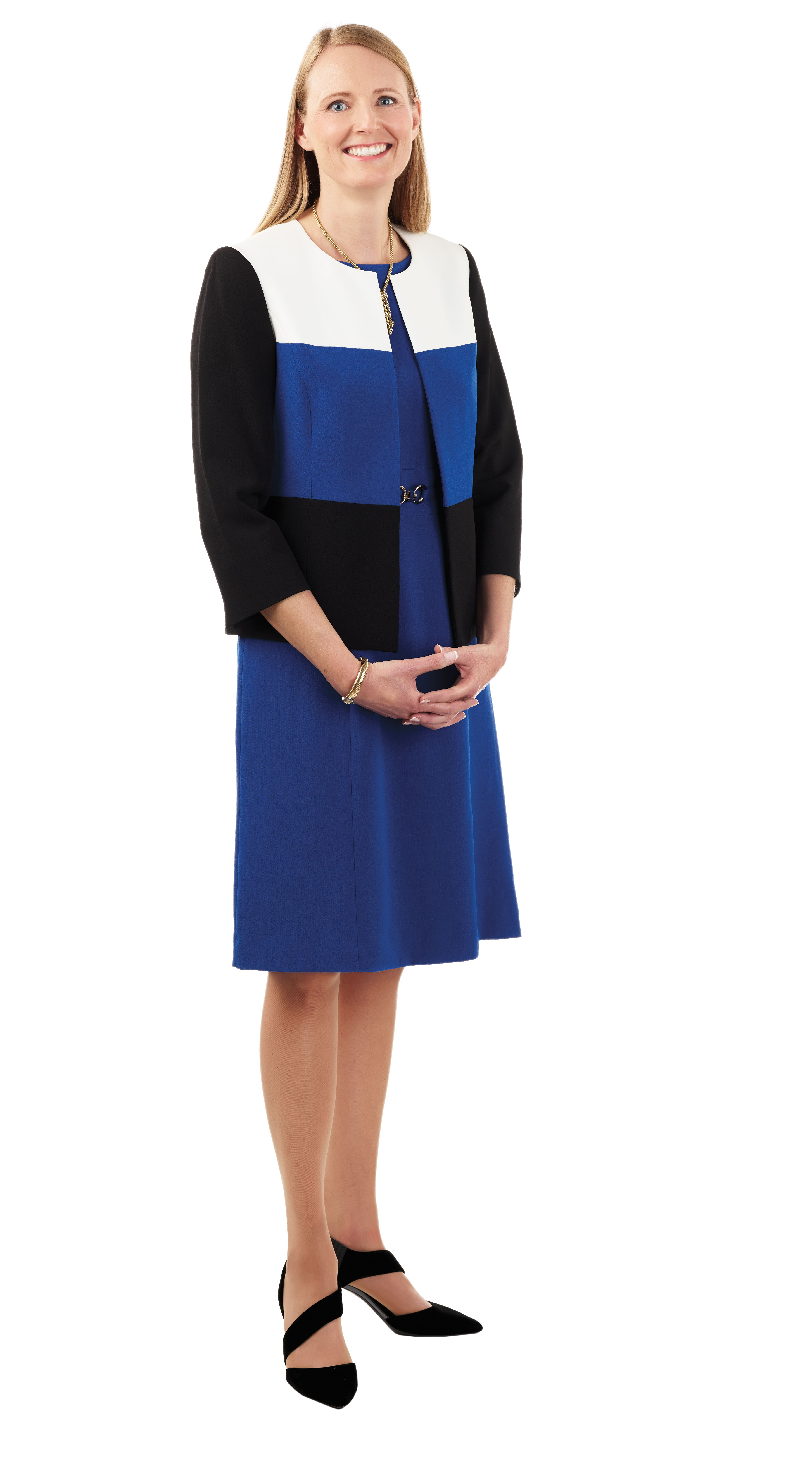 Photo of College Chair Nicole van Woudenberg smiling.
