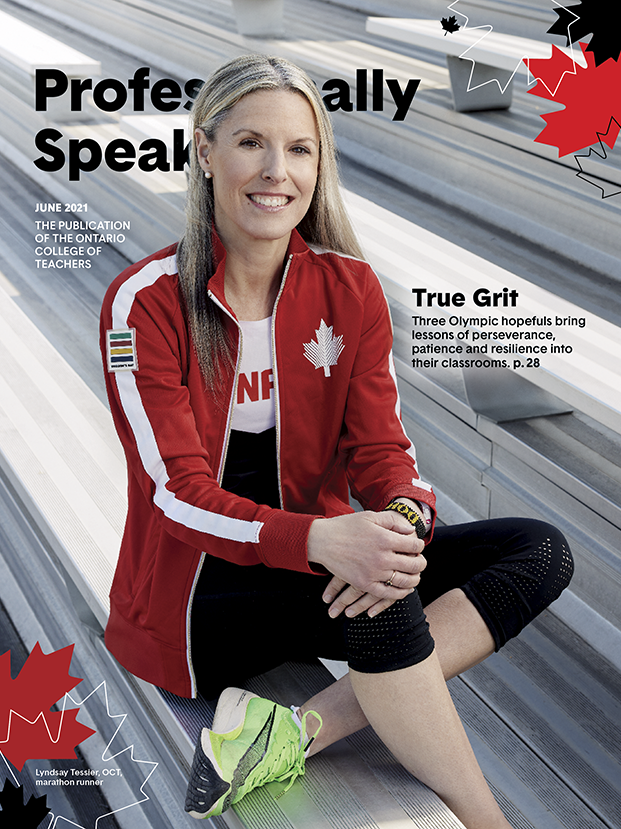 The cover of the June 2021 edition of Professionally Speaking.