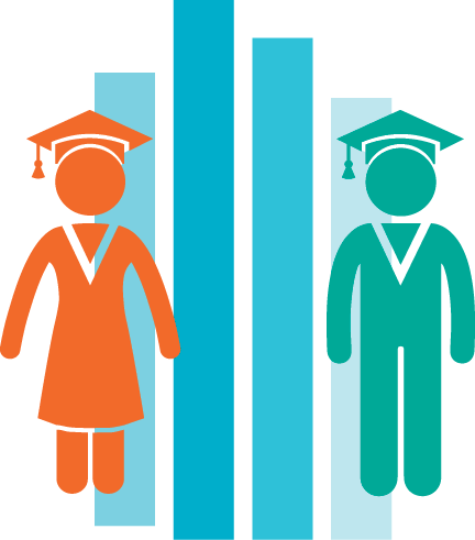 An illustration of two teachers.