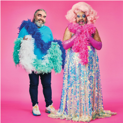 John Paul Kane, OCT, female impersonator.