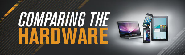 Comparing the hardware